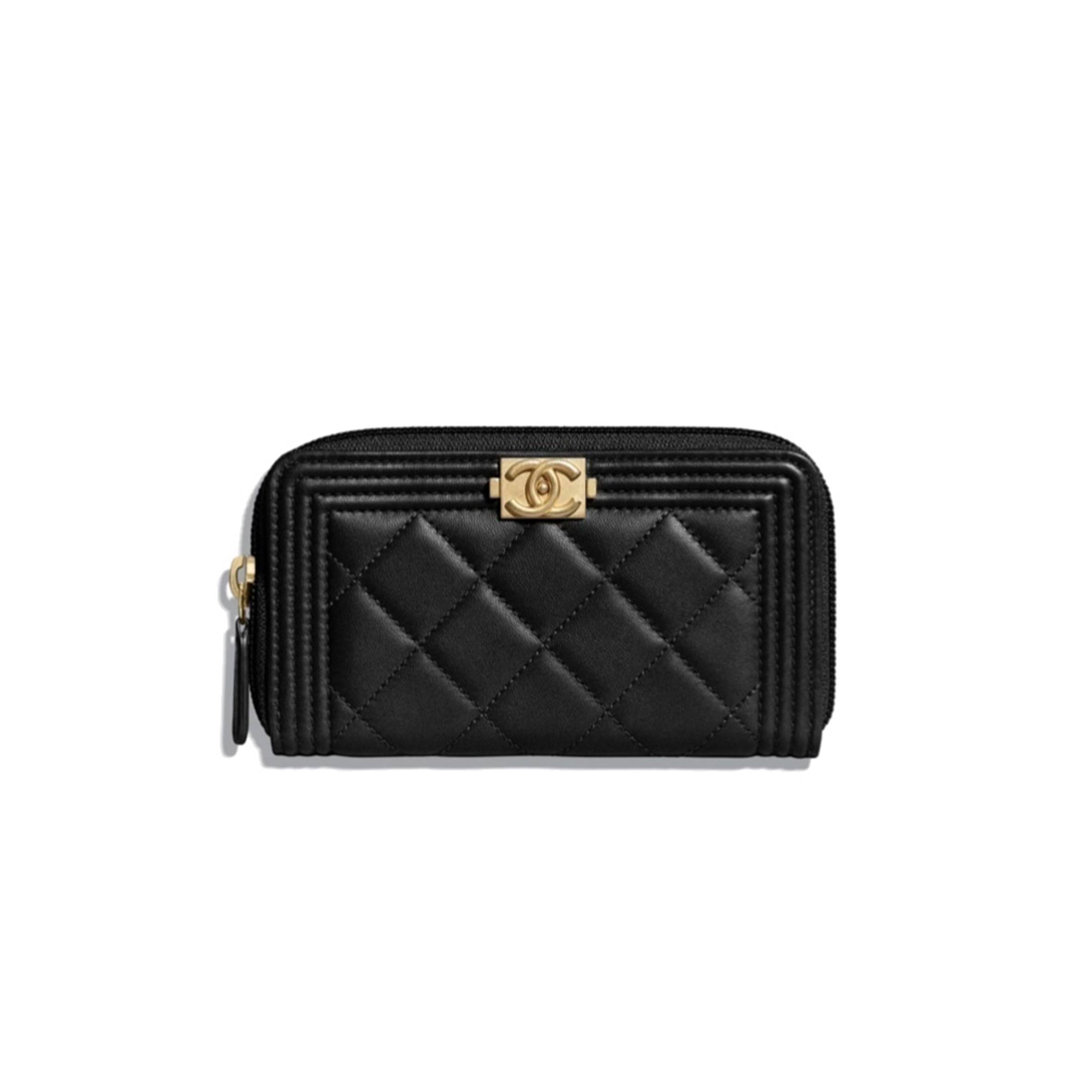 CHANEL BOY CHANEL ZIPPED WALLET A80566 Y07659 94305 （15.5*9*2cm）